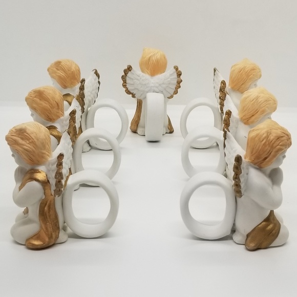 7 Angel Napkin Rings - Picture 2 of 5